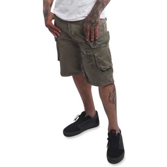 Yakuza Cargo šortky SCARY CSB 20062 Dusky Green - 32