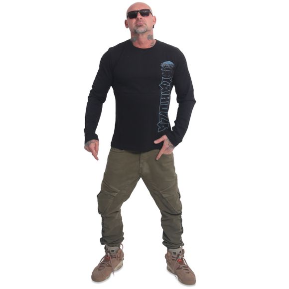 Yakuza tričko s dlouhým rukávem MIND LSB 22061 Black - 5XL