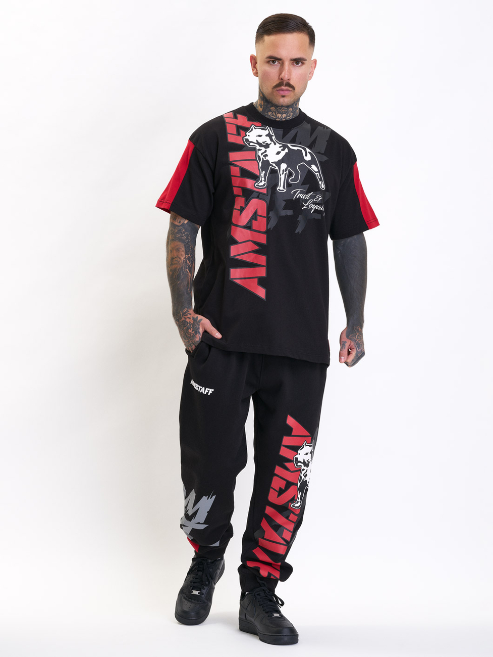 Amstaff pánské tričko Gorro Black 