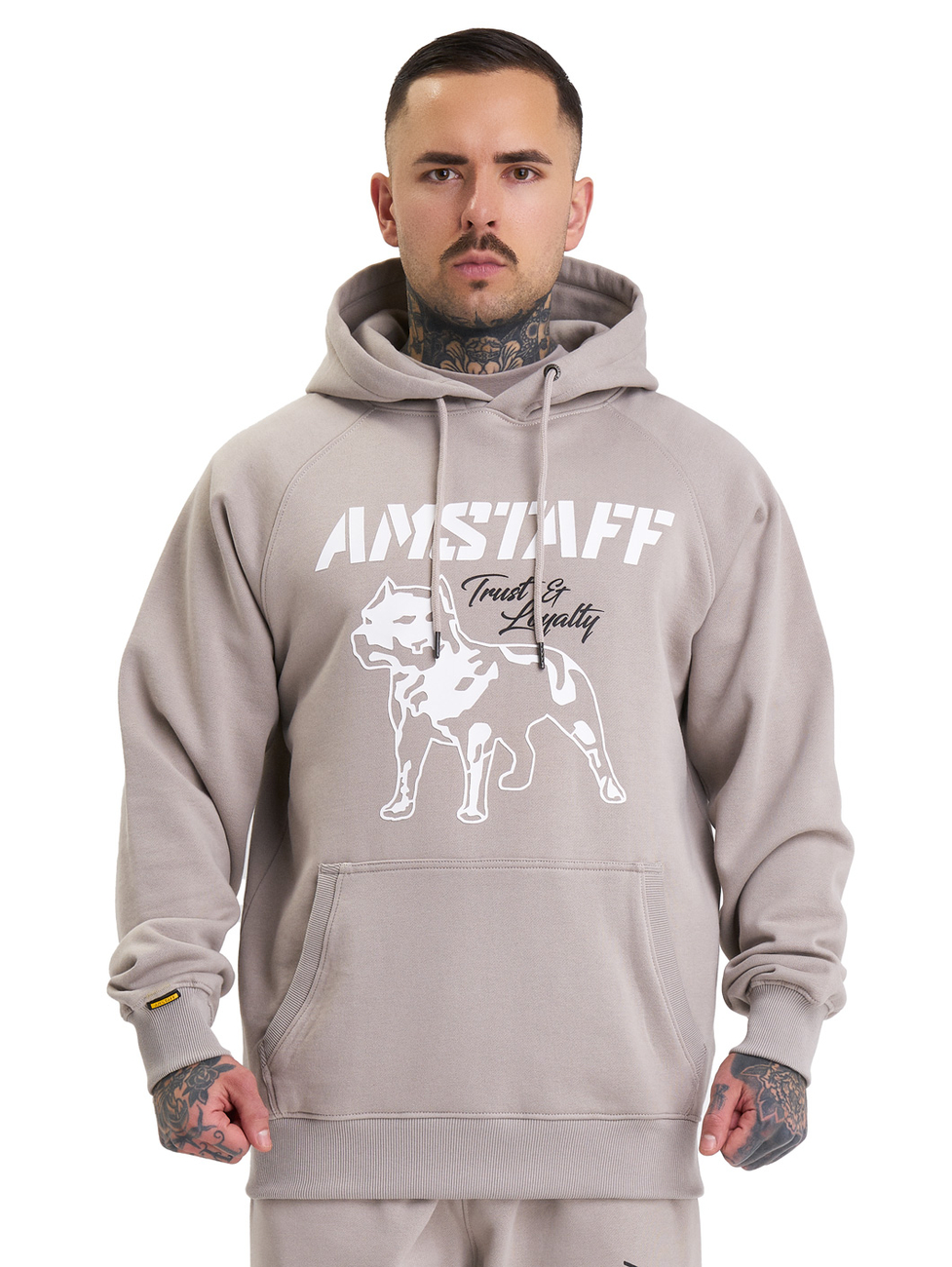 Amstaff Mikina Logo 2.0 Hoody Chateau Grey
