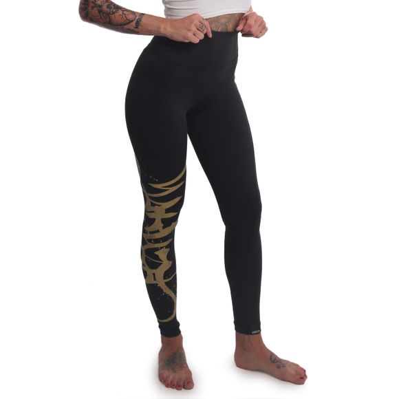 Yakuza dámské legíny TAG TRAIN LEB 23146 Black