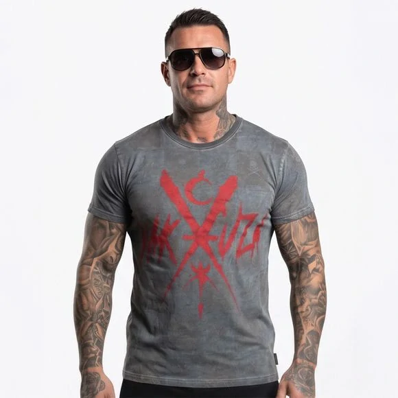 Yakuza pánské tričko CHECKMATE TSB 28019 Black