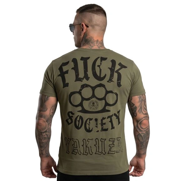 Yakuza pánské tričko FS KNUCKLES TSB 28036 Grape Leaf