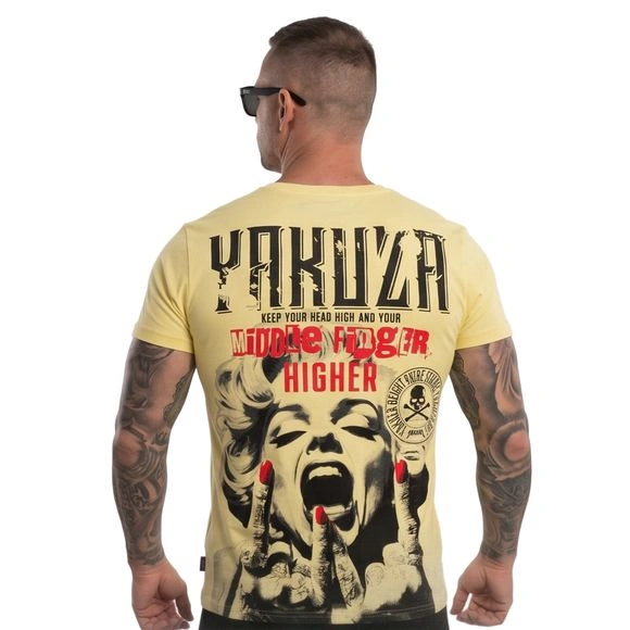 Yakuza pánské tričko MIDDLE TSB 28011 French Vanilla