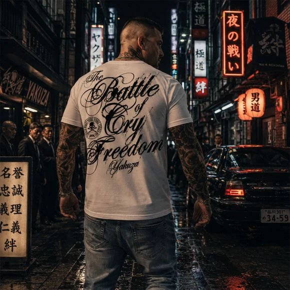 Yakuza pánské tričko GRENADE TSB 28009 White