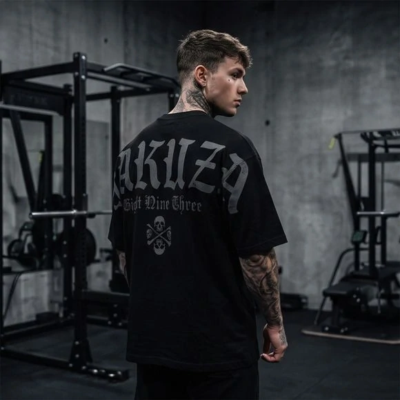 Yakuza pánské tričko 3RD OVERSIZED TSB 29023 Black
