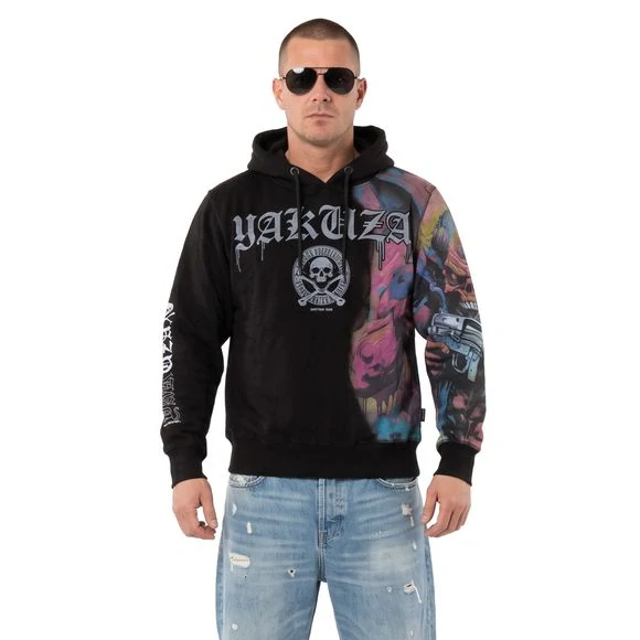 Yakuza pánská mikina ZOMBIE V02 HOB 29001 Black