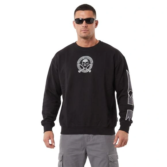 Yakuza mikina 3RD OVERSIZED PB 29009 Black