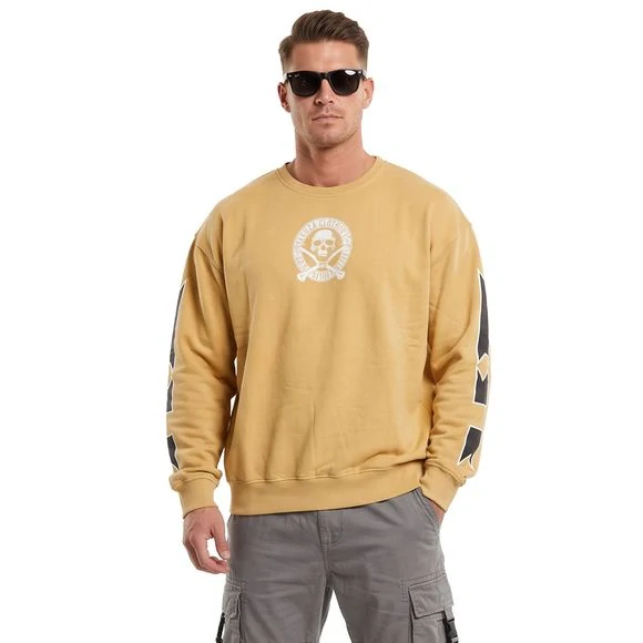 Yakuza mikina 3RD OVERSIZED PB 29009 Warm Sand
