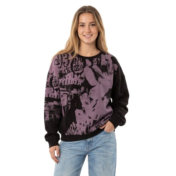 Yakuza mikina PAINTED FLOWER GPB 29101 Black