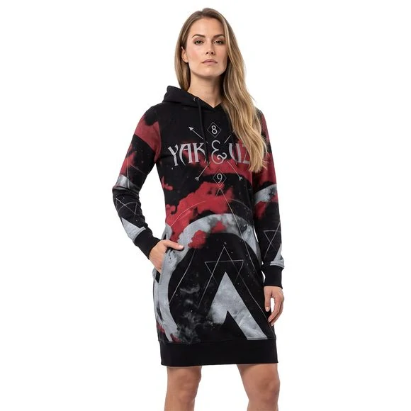 Yakuza dámské mikinové šaty SPACY LITE GKB 29110 Black