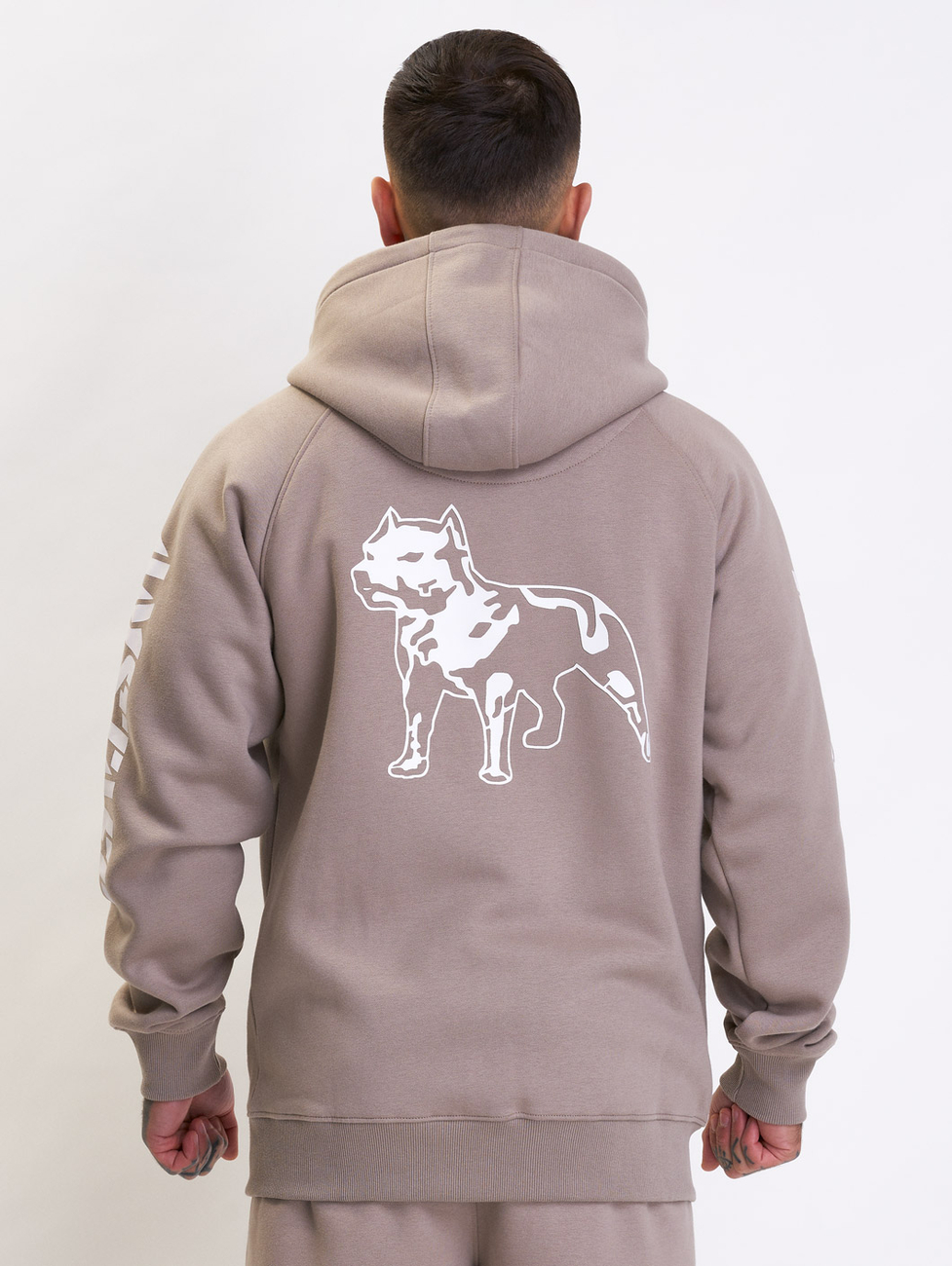 Amstaff Mikina Logo 2.0 Ziphoody Braun