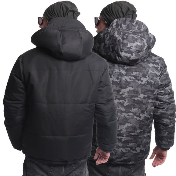 Yakuza pánská zimní oboustranná bunda SILENCE REV WJB 22048 Black 