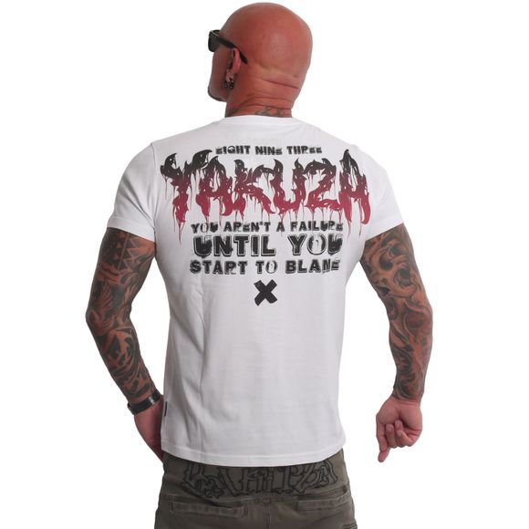 Yakuza pánské tričko FAILURE TSB 23040 White - L