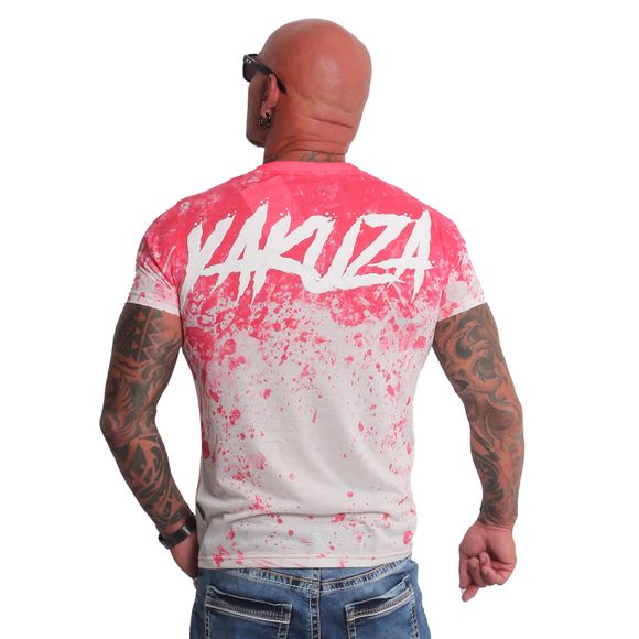 Yakuza pánské tričko SPLASH TSB 23043 White/Red