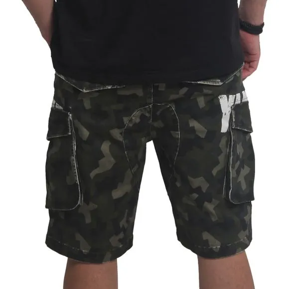Yakuza Cargo šortky BUMP CSB 23001 Camouflage