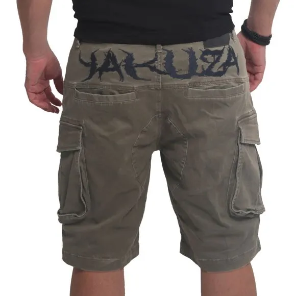 Yakuza Cargo šortky SHARDS CSB 23004 Burnt Olive