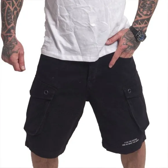 Yakuza Cargo šortky GUNNER CSB 23005 Black