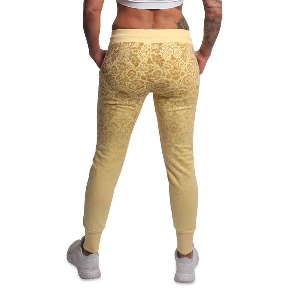 Yakuza dámské tepláky ORNAMENTAL GJOB 24140 Pale Banana