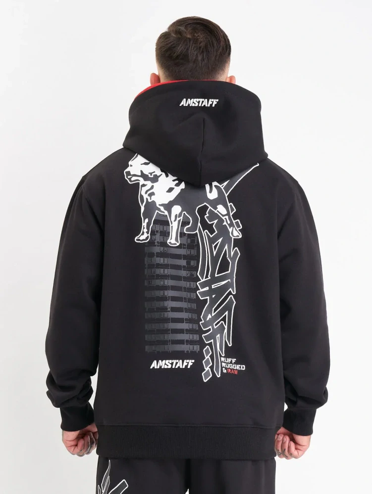 Amstaff Pánská Mikina Lucian Hoodie Black