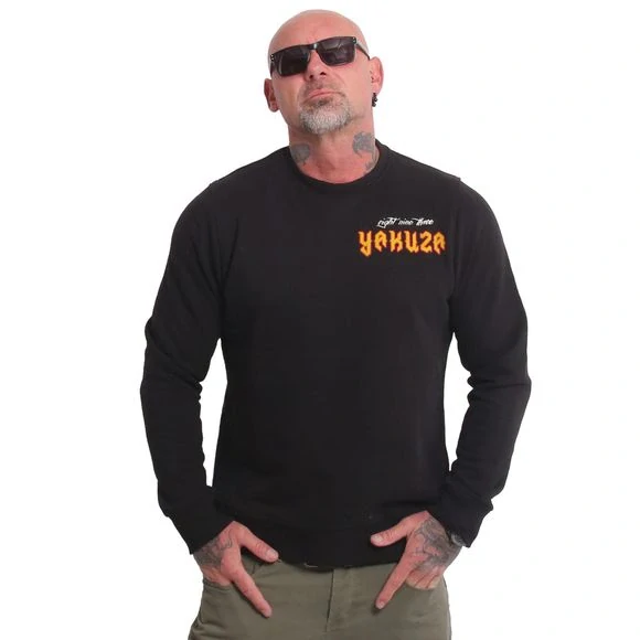 Yakuza mikina HELL PB 25011 Black
