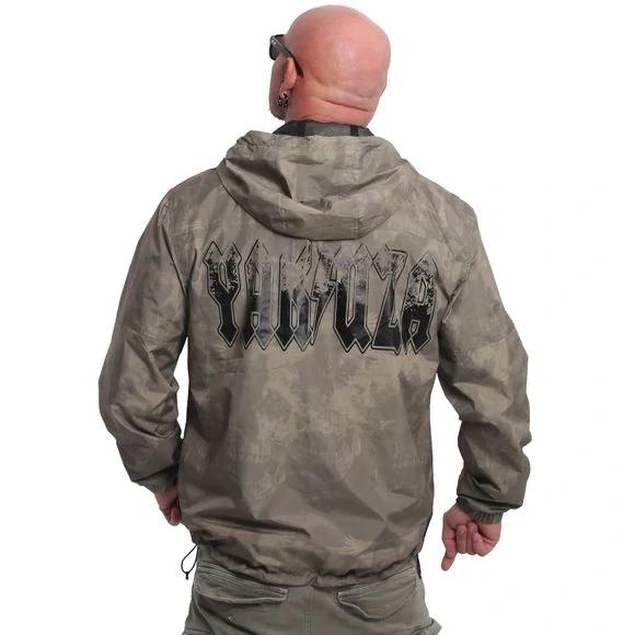 Yakuza pánská větrová bunda ROCKSTARZ WB 24059 Grape Leaf