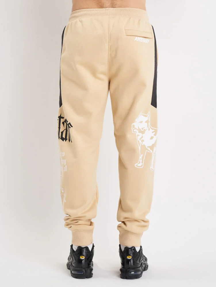 Amstaff pánské tepláky Weldon Beige