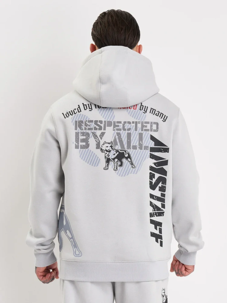 Amstaff Pánská Mikina Milian Hoodie Stone