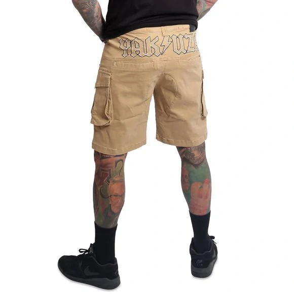 Yakuza Cargo šortky POWDER CSB 25050 Warm Sand