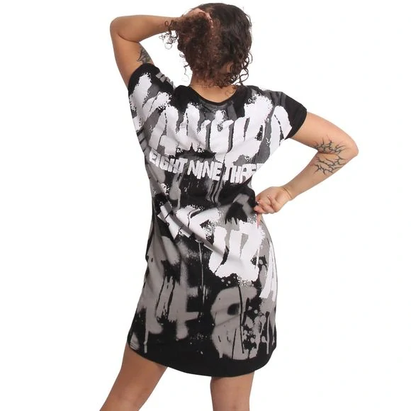 Yakuza dámské šaty RED NOSE GKB 25128 Black