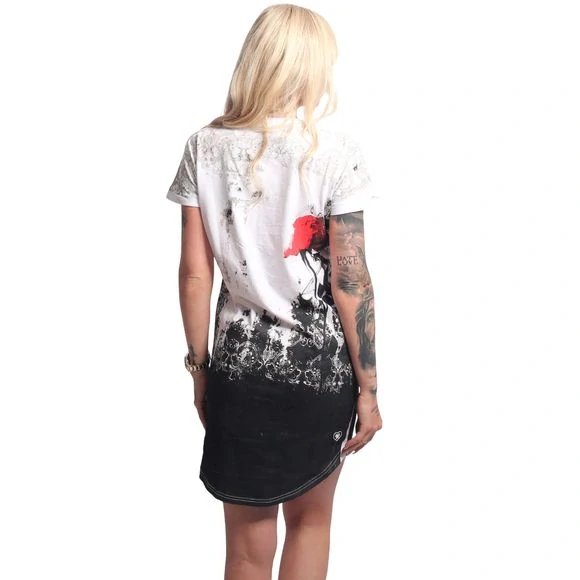 Yakuza dámské šaty CURTAIN GKB 26120 White