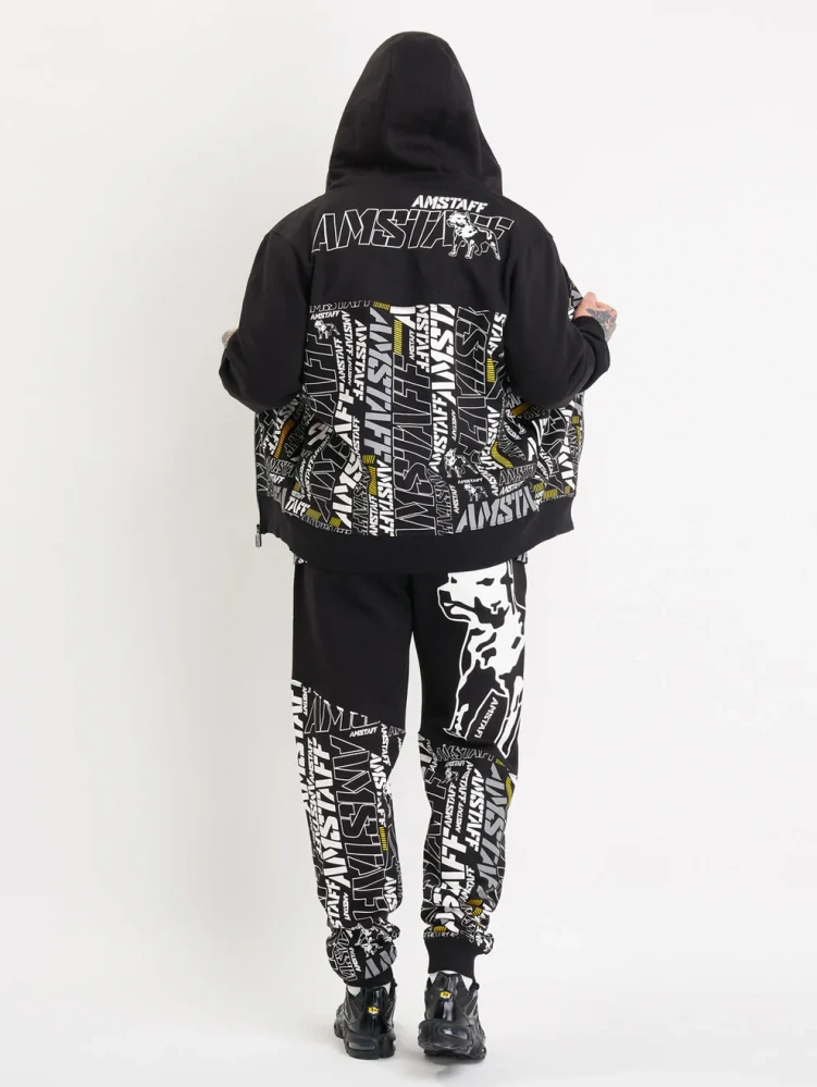 Amstaff Pánská Souprava Talis Zip Black