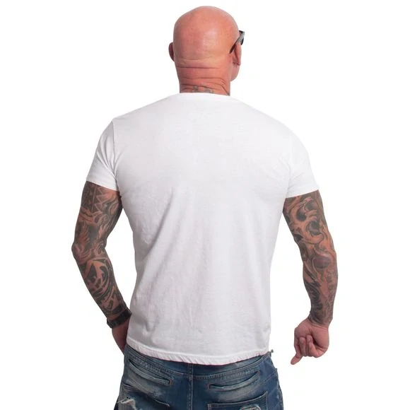 Yakuza pánské tričko PLAIN REGULAR TSB 25048 White