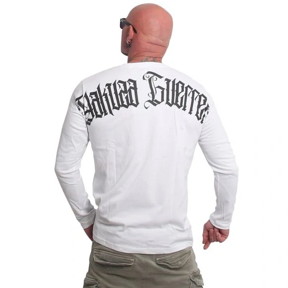 Yakuza tričko s dlouhým rukávem Guerrero LSB 27034 White