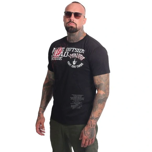 Yakuza pánské tričko OUTSIDE REGULAR TSB 27001 Black