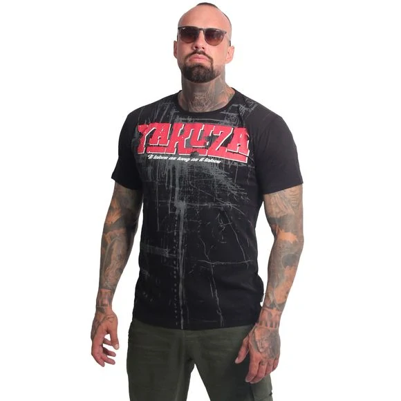 Yakuza pánské tričko AS LONG TSB 27012 Black