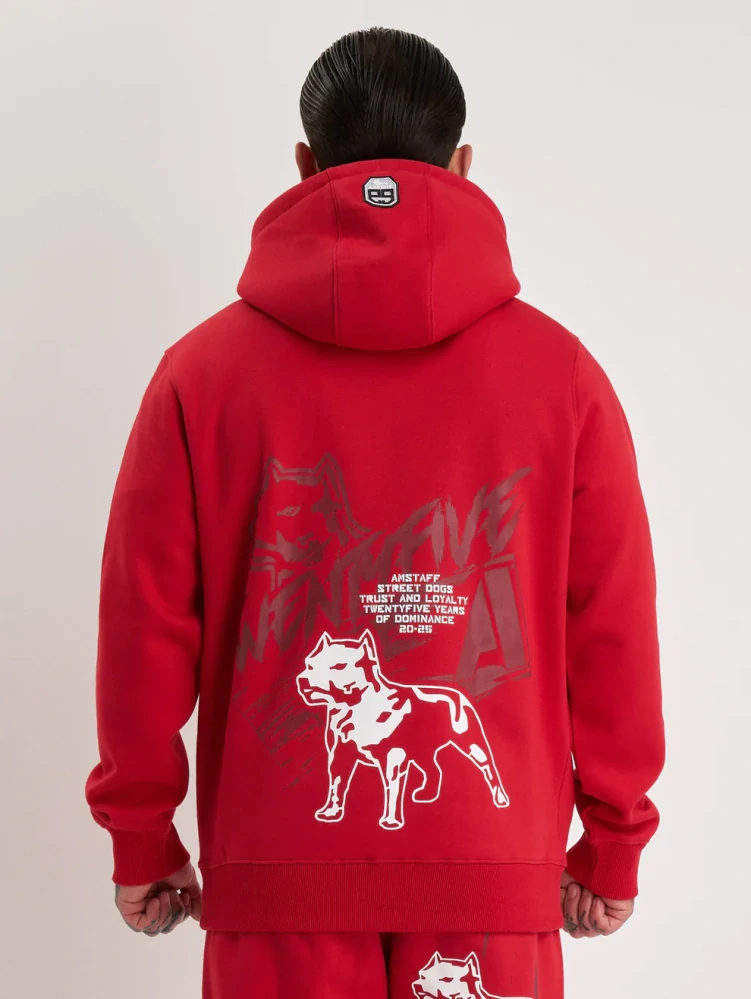 Amstaff Pánská Mikina Narek Hoodie Red
