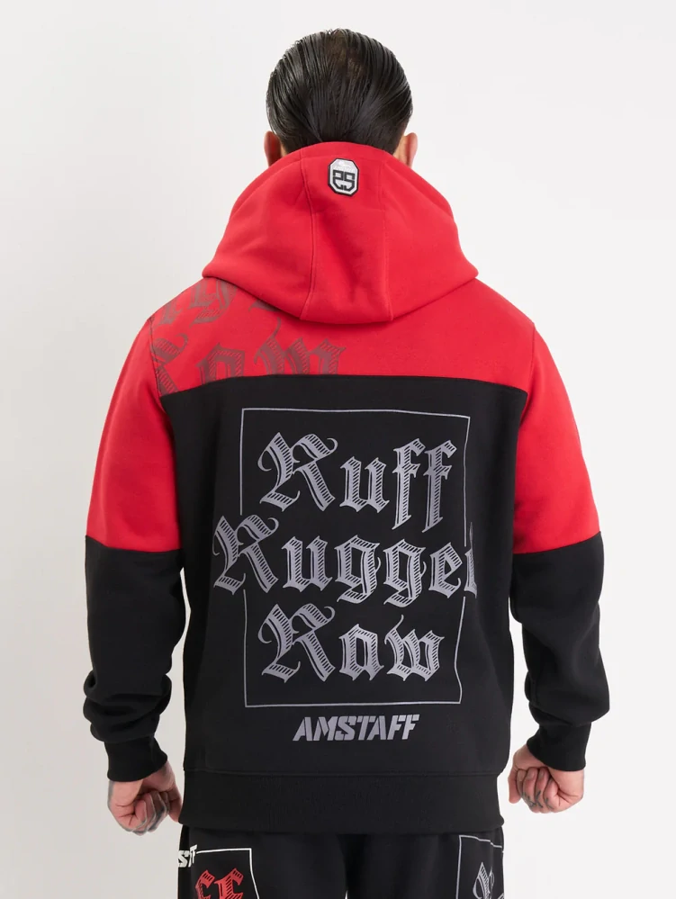 Amstaff Pánská Mikina Zane Hoodie Red/Black