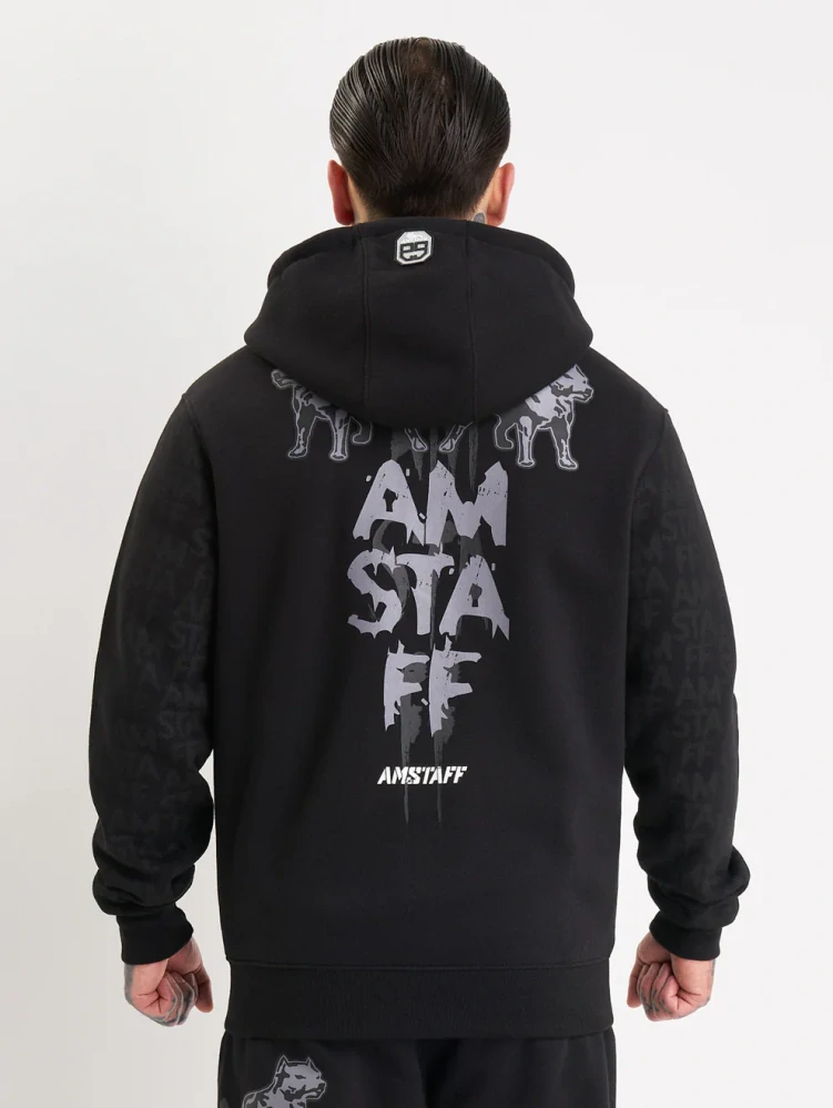 Amstaff Mikina Ekon Ziphoody Black