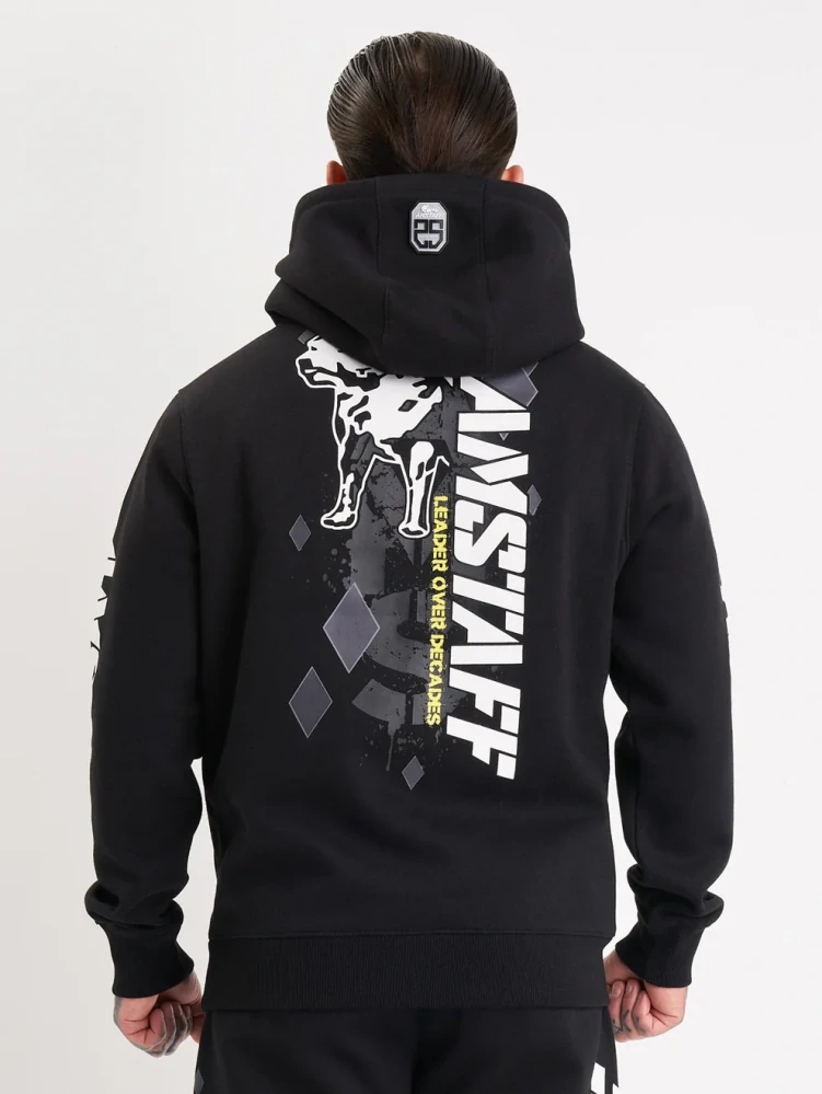 Amstaff Pánská Mikina Grom Hoodie Black