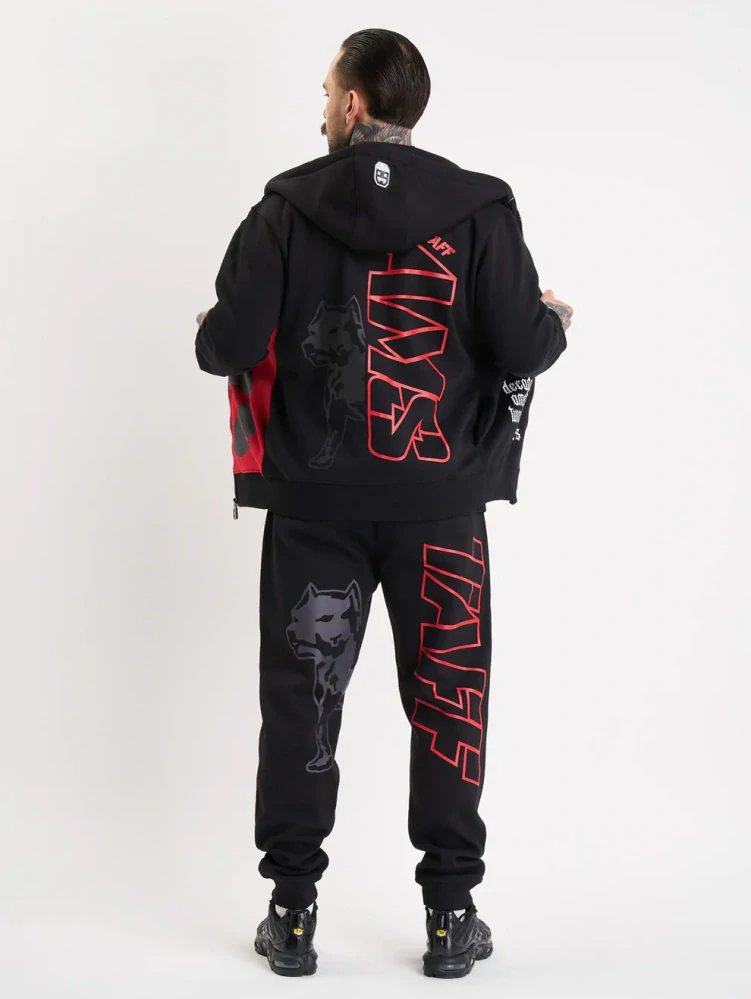 Amstaff Pánská Souprava Mavor Zip Black/Red