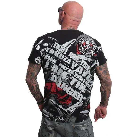 Yakuza pánské tričko DANGER TSB 28008 Black