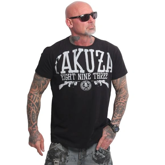 Yakuza pánské tričko GOOD MONEY TSB 28017 Black