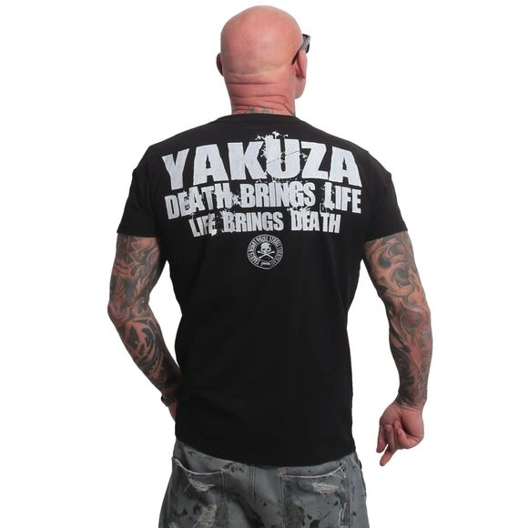 Yakuza pánské tričko DEATH LIFE TSB 28010 Black