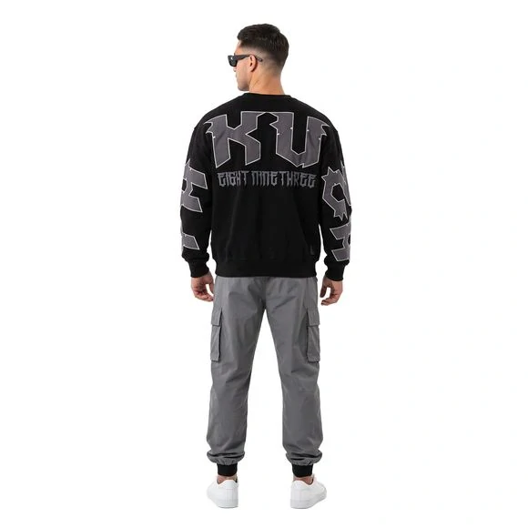 Yakuza mikina 3RD OVERSIZED PB 29009 Black