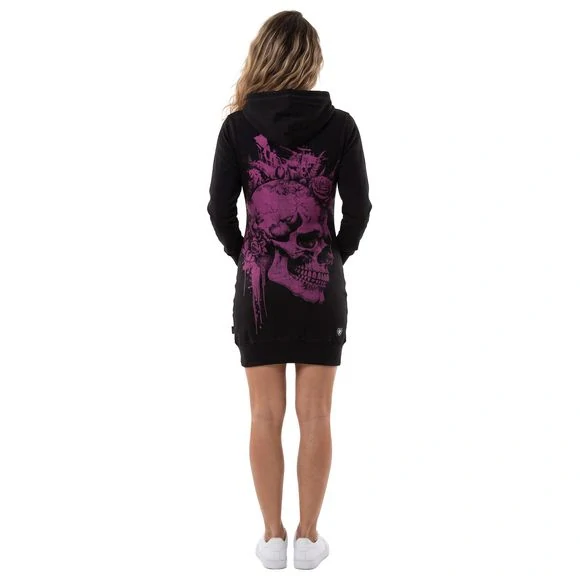 Yakuza dámské mikinové šaty GIPSY GKB 29108 Black