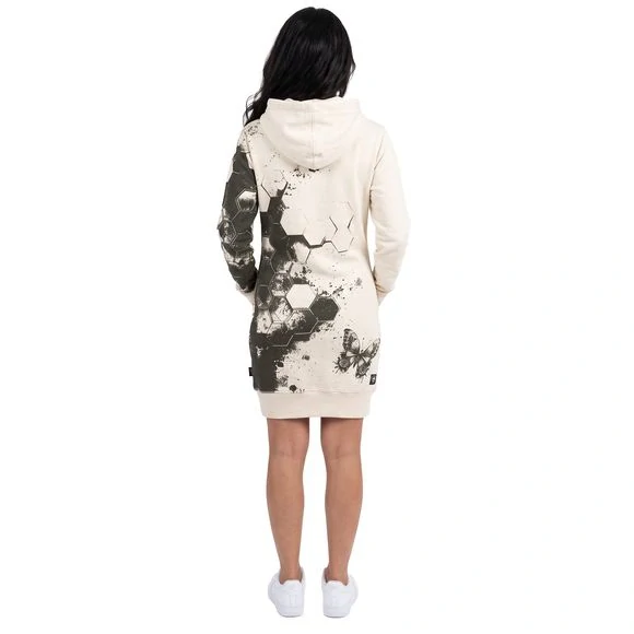 Yakuza dámská mikina HONEYCOMB BUTTERFLY LONG GLHZB 29104 Vanilla Ice