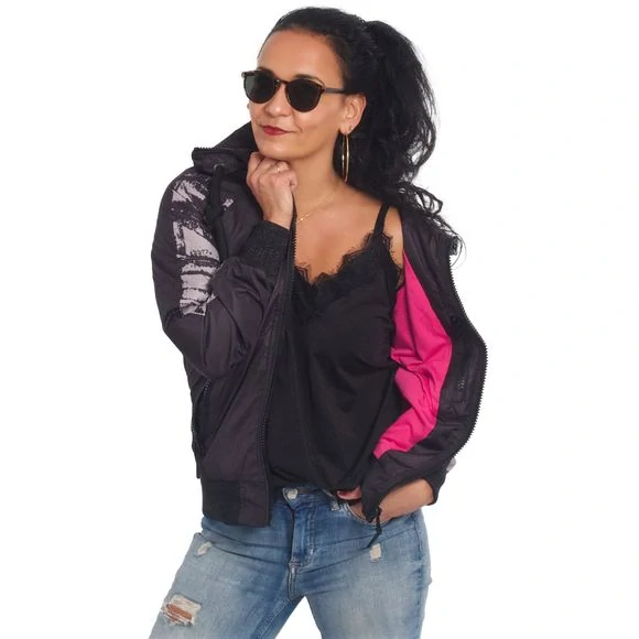 Yakuza dámská větrová bunda SKULL DIARY TURTLE GJB 20103 Black