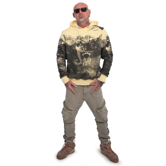 Yakuza pánská mikina HORROR HOB 23010 Pale Banana