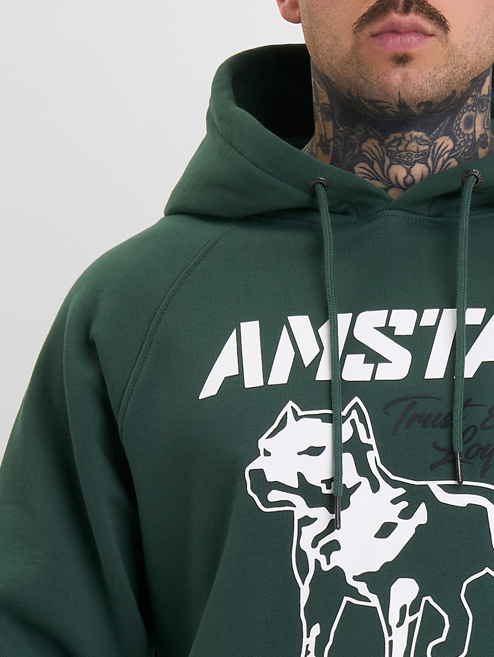 Amstaff Mikina Logo 2.0 Hoody Green
